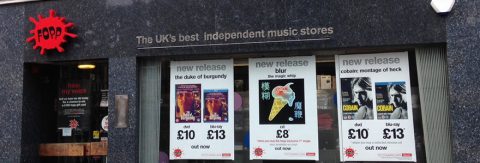 Fopp Record Store in Cambridge